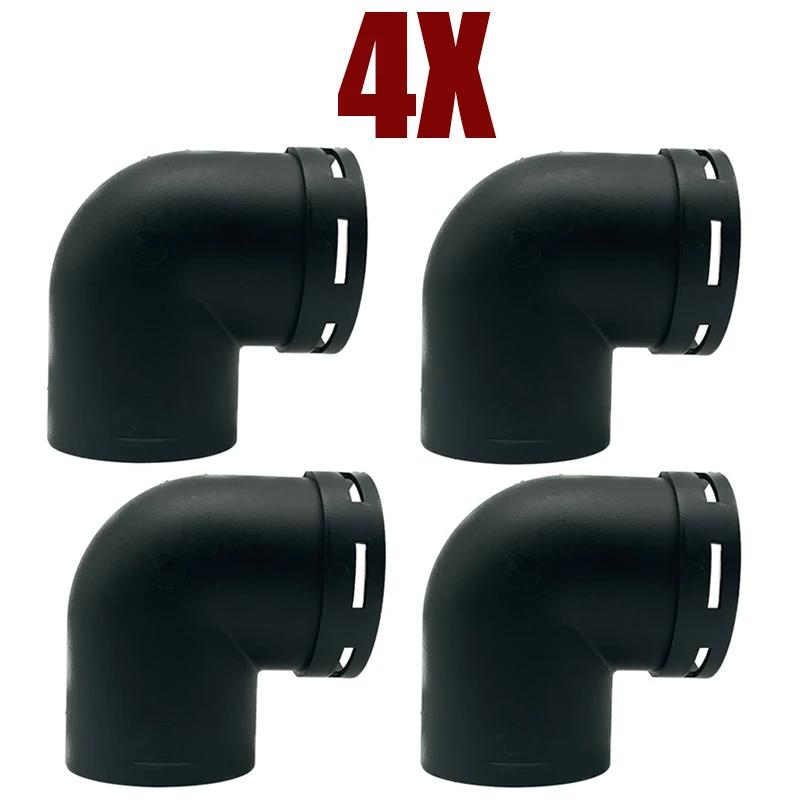 1/2/4/6X 60mm/2.36inch Diesel Parking Heater Air Vent Outlet L Shape Elbow Ducting Pipe Exhaust Connector Joiner Car Truck VAN