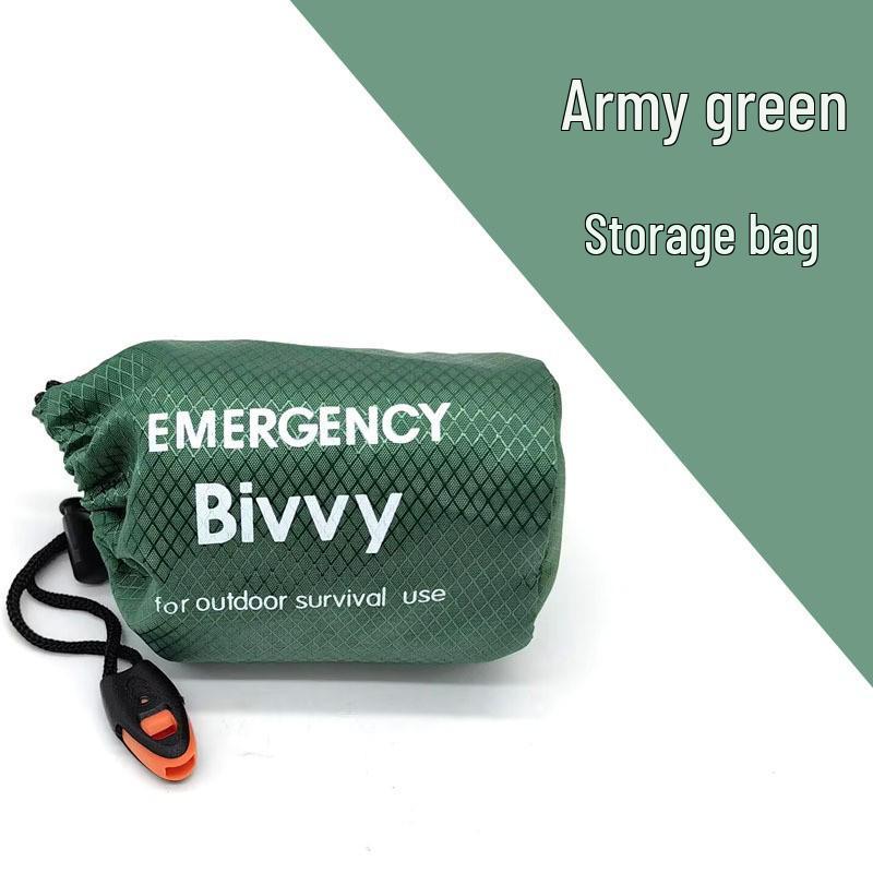 Insulated Emergency Sleeping Bag for Camping, Hiking, and Wilderness Rescue