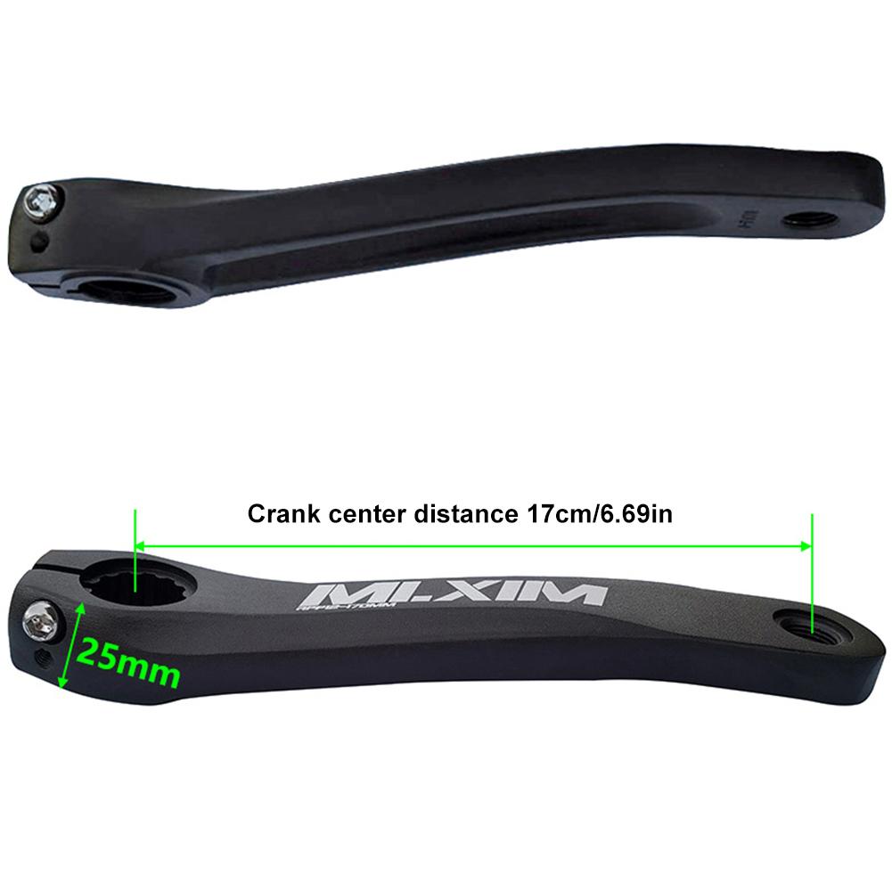 170mm Bike Hollow Crank Left Leg Aluminum Alloy Bike Crank Left Arm Universal Bicycle Repairing Crank Arm MTB Bike Part