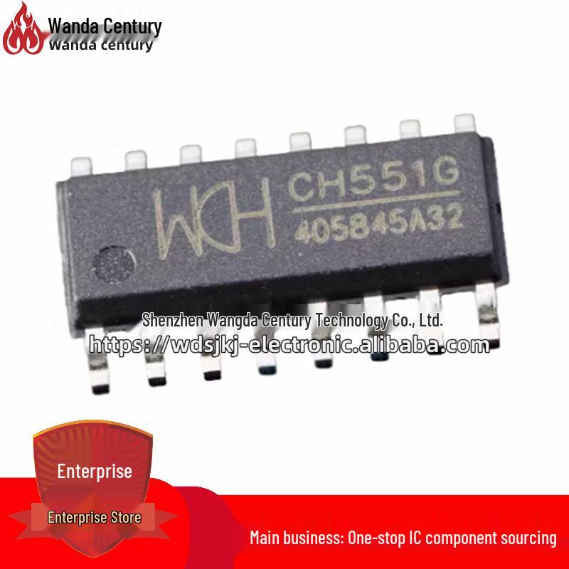 

CH551G SOP16 8-bit Enhanced USB Serial Port Microcontroller IC Chip