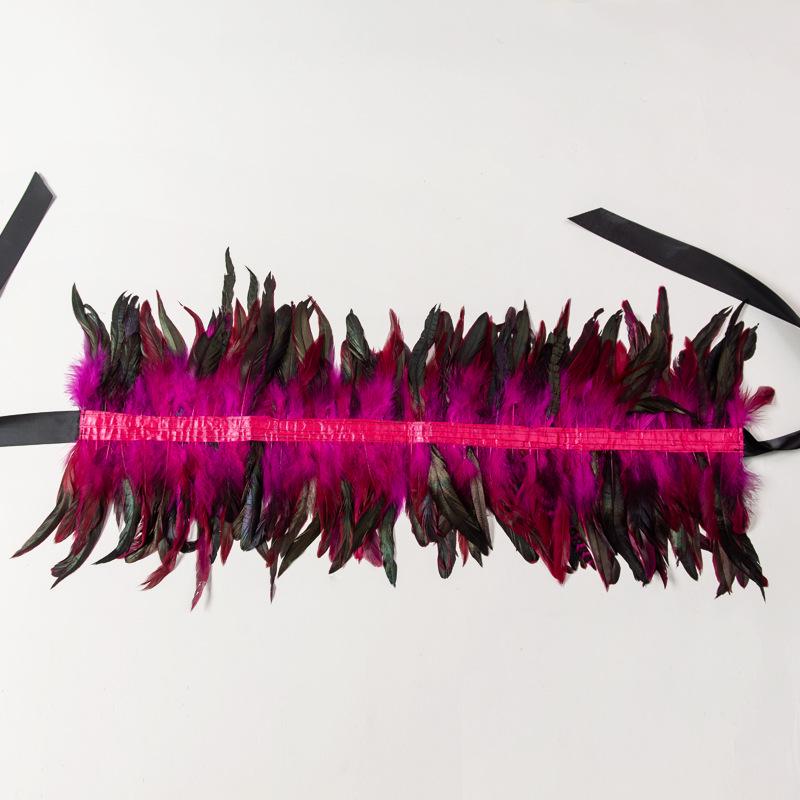 Ethnic Style Feather Shawl Vest Dickey - Adult Halloween & Christmas Accessory