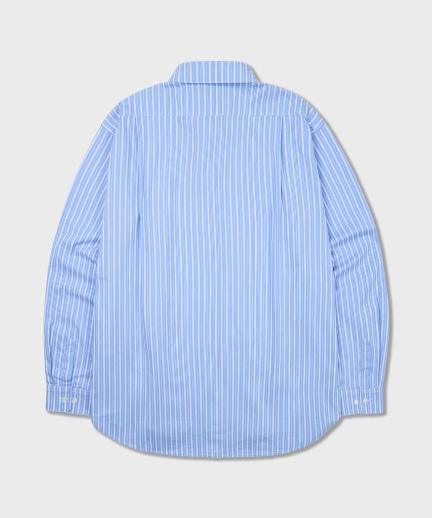 AMFEAST Oliver Striped Shirt Blue