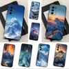 Heiliger Mount Everest Für Samsung Galaxy A73,J7,22,Note,72,41,31,8,9,52,71,53,32,Weiche Schwarze Silikon Hülle