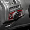Real Soft Carbon Fiber For Ford Focus SE RS ST Focus MK3 Ecoboost 2015 2016 2017 2018 LHD RHD Car Headlight Button Accessories