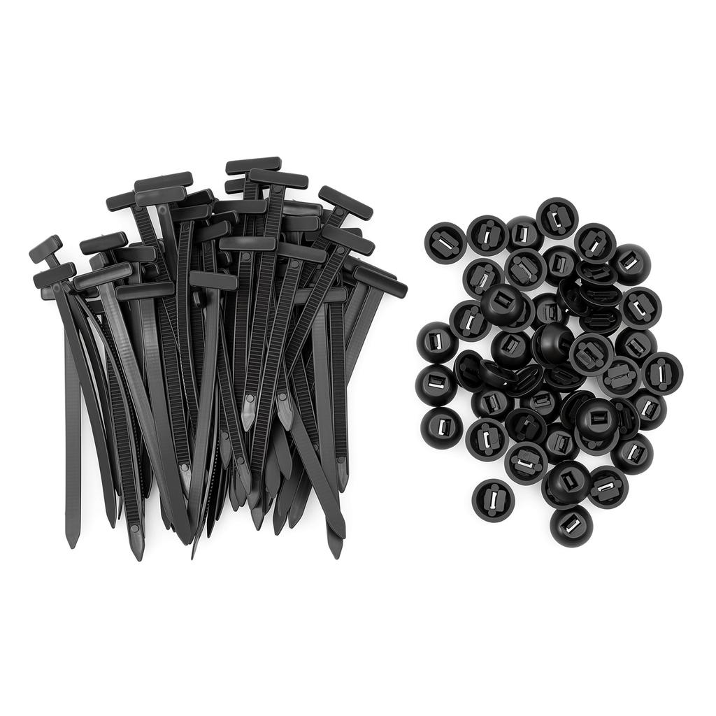 Universal Core Nail Cable Tie Buckle Car Fender Mudguard Inner Lining Trunk Fixed Fastener Clip Self-Locking Zip Ties Fastener