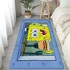 Cartoon S-Sponge-B-Bob Kitchen Mat Kids Room Bedroom Decoration Balcony Anti-Slip Doormat Living Room Alfombra