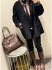 Miu's 2025 Retro Large-Capacity Shell Handbag: Fashionable, Versatile Tote & Briefcase