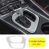 For Dodge Challenger 2015-23 Matte Silver Central Console Gear Shift Frame Trim
