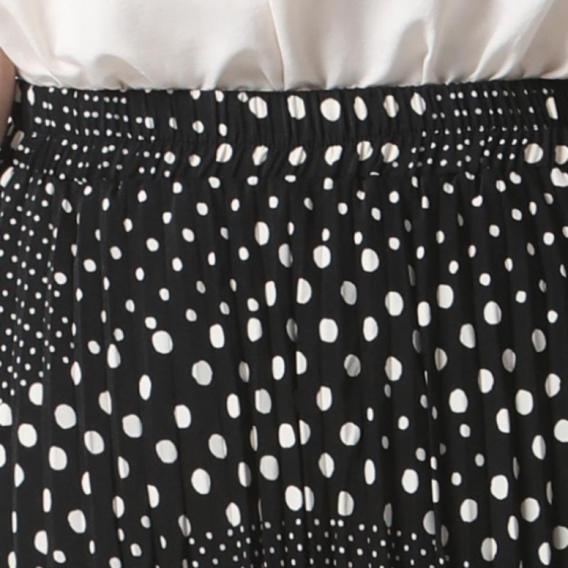  She S miSS  Dot Banding Pleated Long Skirt  Price  138 000 Won 