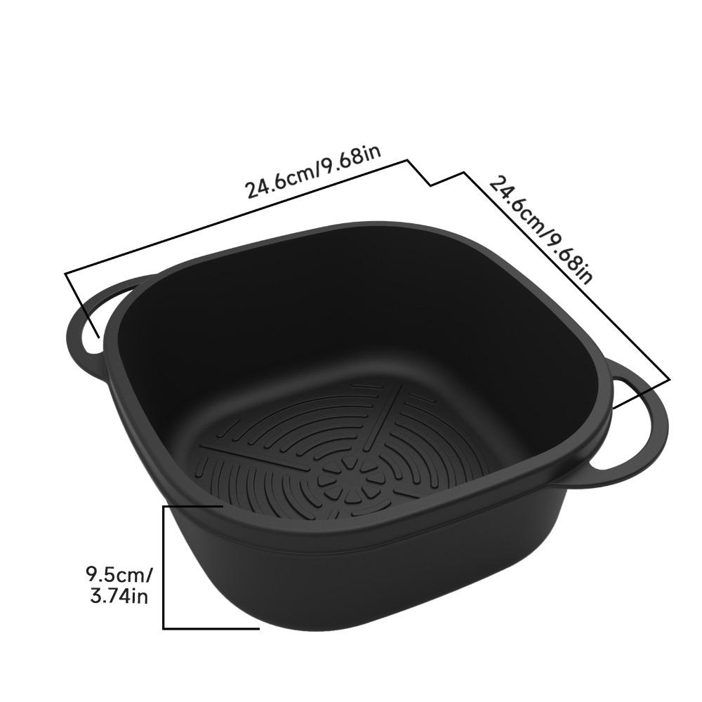 

Space Saving Wash Basin Silicone Beauty Tools New Portable Sink Travel Outdoor Black - Large