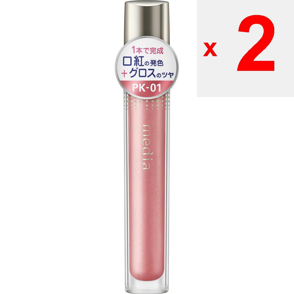 Kanebo Media Liquid Glow Rouge PK-01 Mund-Make-up - Mund-Make-up