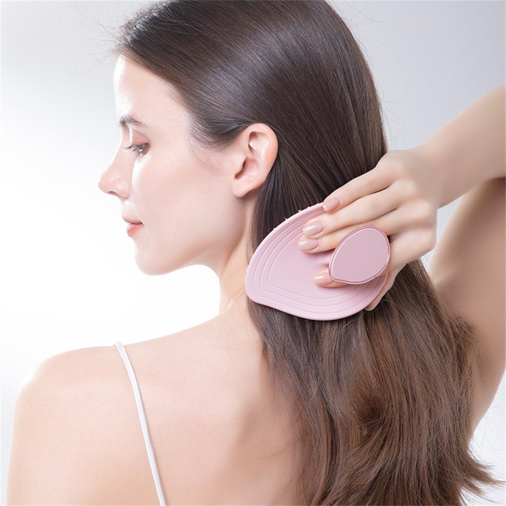 1pc Silicone Shampoo Brush - Home Hair Washing Essential for Deep Cleaning & Relaxing