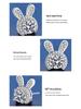 Trendy S925 Silver Rabbit Stud Earrings for Women - Elegant, Cute, and High-End Dangle Ear Jewelry