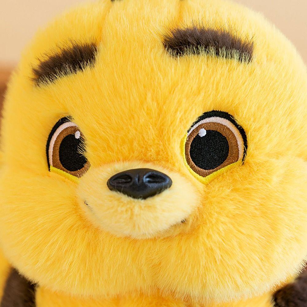 25cm/33cm/40cm Bee Pillow Plush Yellow Stuffed Animal Doll Bee Stuffed Toy  Bedroom Decoration