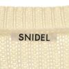 SNIDEL Long sleeve V neck sweater F Ivory knit Women Used