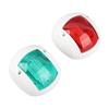 Red Green LED Marine Navigation Light 12V 24V Boat Bow Light Marine Boat Singnal Light, Ideal for Pontoon, Skeeter, Power Boat and Skiff One Pair