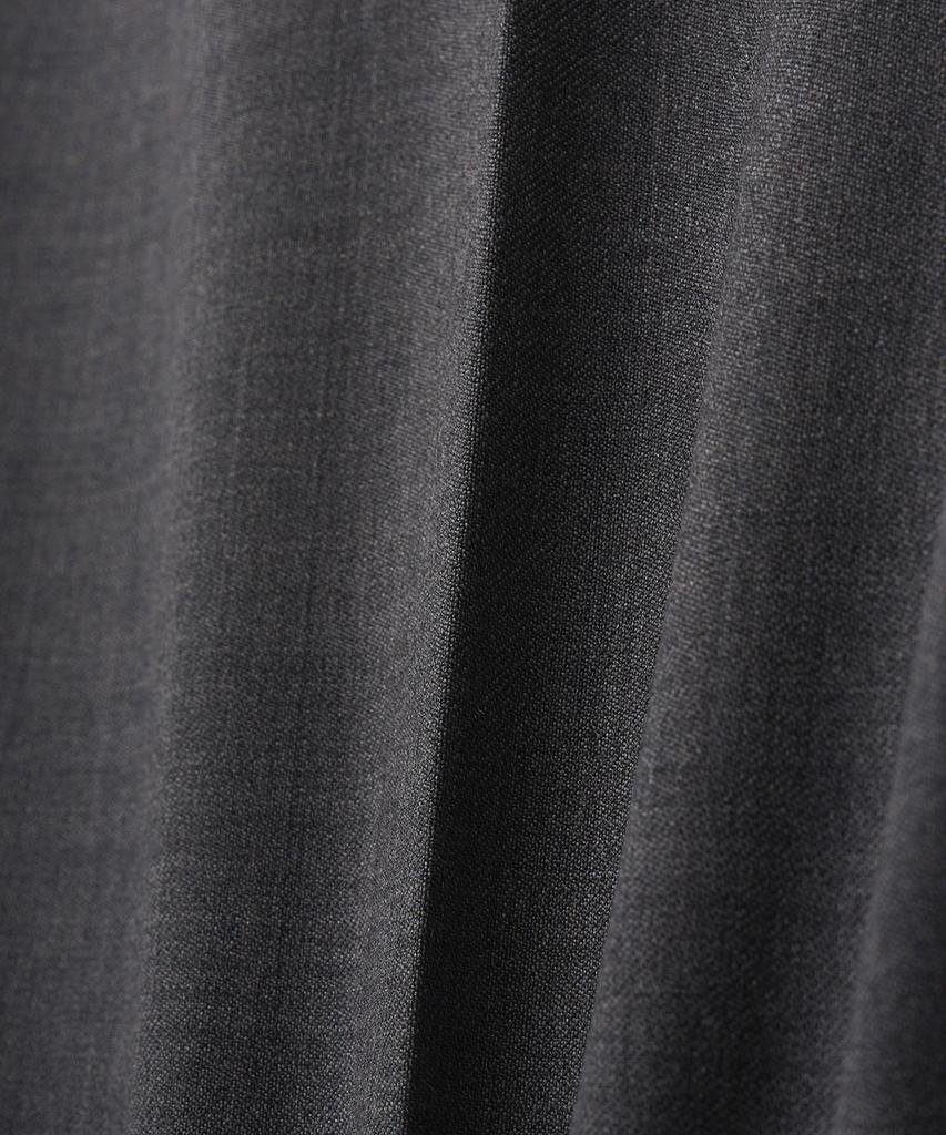 NOIRER Light Wool Flare Slacks (Gray)