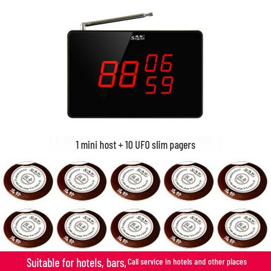 Xunling SC-R10 Wireless Paging System for Restaurants and Hotels