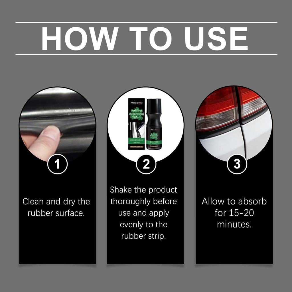 Car rubber strip maintenance agent Daily convenient care agent for car door, window and trunk rubber strips