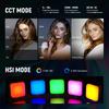 NEEWER RGB62 2-Pack Magnetic Video Lights RGB Shooting Lights APP Control 360° Full Color LED Camera Light CRI97+ Dimmable 2500K-8500K 17 Scene Modes