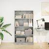 VidaXL Bookcase Concrete Grey 80x24x143 Cm Engineered Wood, Bookshelf, Book Holder, Book Support, Cabinet of 857847