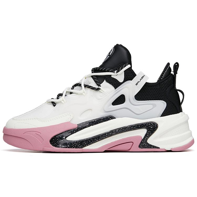New Anta G6 Soup 2.0 Low Top Skateboard Shoes Women's White Black 122218082-2