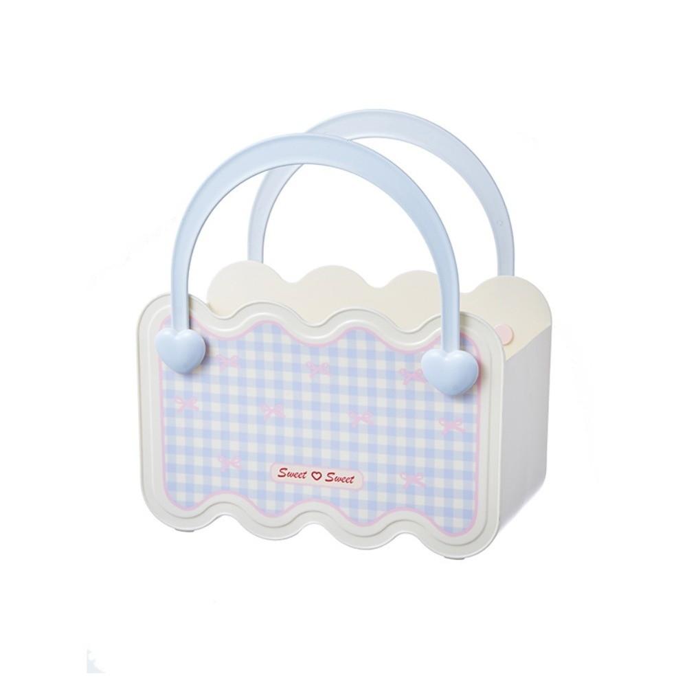

Sweet Heart Portable Bath Basket Household Drainage Toiletry Basket Cute Shower Basket синій