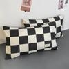 Black and White Plaid Duvet Cover Set Full Geometric Grid Bedding Set Soft Lattice Checkerd Comforter Cover with 2 Pillowcases