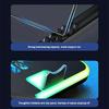 F36 5 Fan Notebook Air-cooled Cooling Stand Support 11-17.3'' Multi-angle Adjustable Gaming Laptop Bracket with 2 USB LED Screen