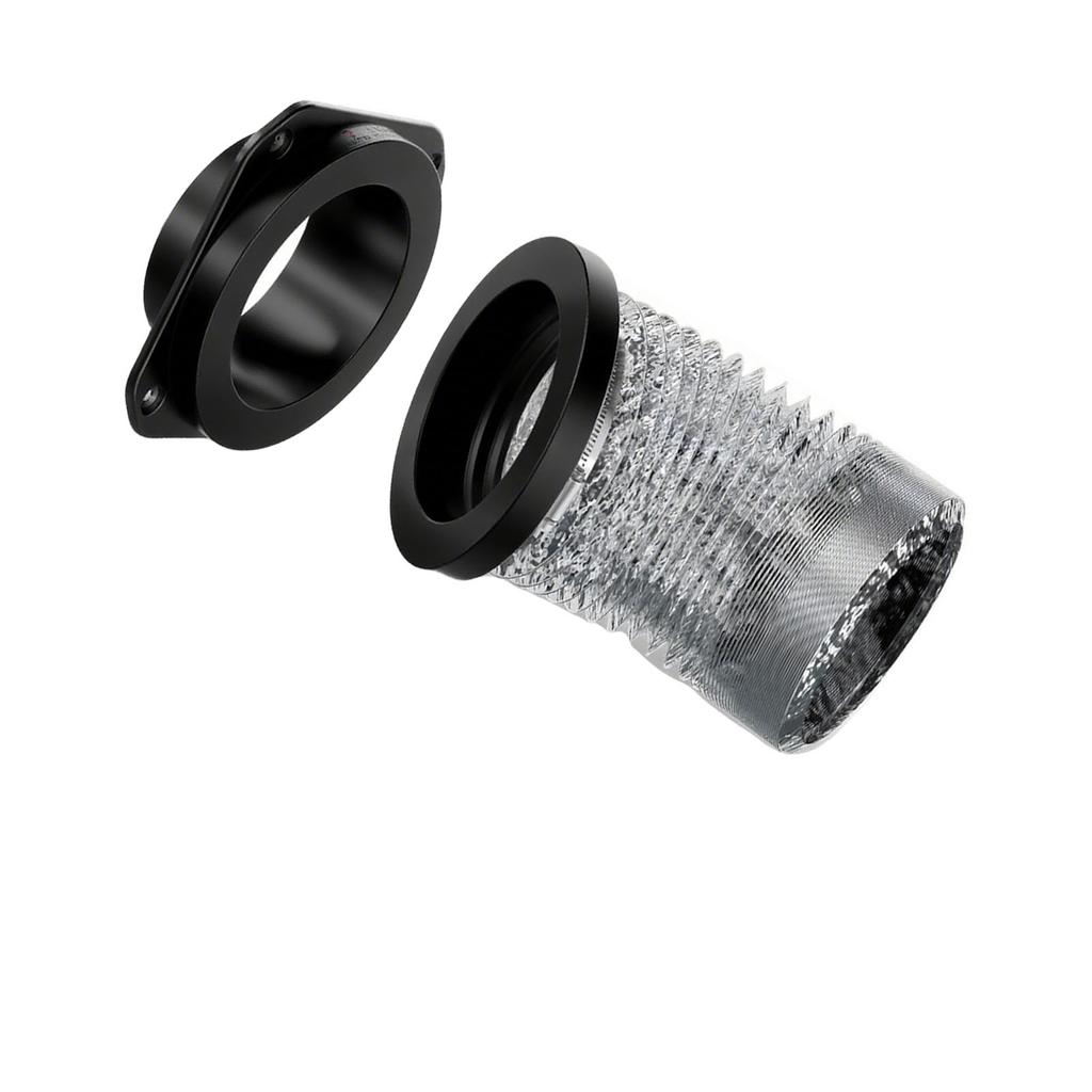 Kit Cuplaj Magnetic pentru Gura de Ventilație a Uscătorului Furtun din Folie de Aluminiu Clemă din Oțel Inoxidabil Conector Etanș pentru Gura de Ventilație a Uscătorului