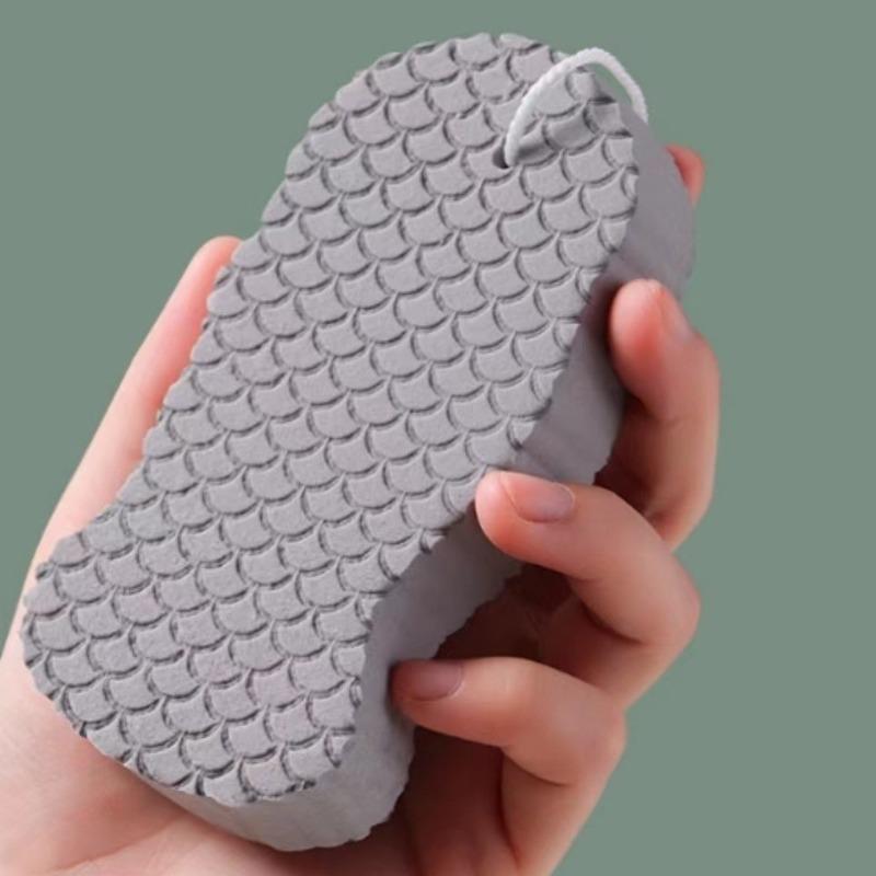 

The Sponge Bath Towel Is Painless for Children. It Can Be Used on Both Sides сірий колір