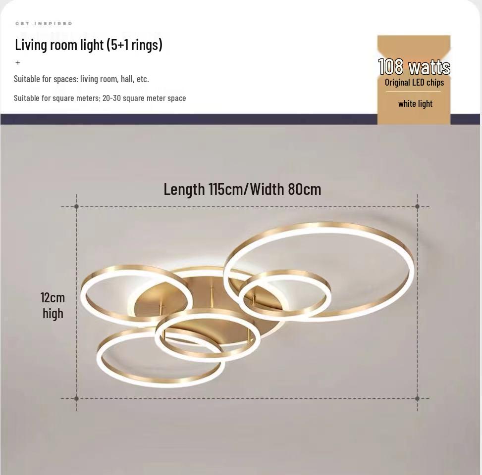 Nordic LED Round Ceiling Lamp - Modern Minimalist Ring Design for Living Room, Bedroom, or Study.