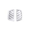 For Range Rover Evoque 2020-2023 Matte Silver Console L&R Air Outlet Vent Trim