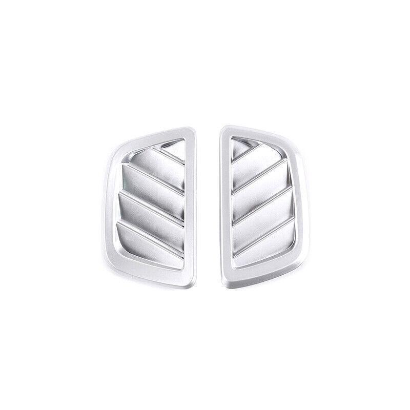 For Range Rover Evoque 2020-2023 Matte Silver Console L&R Air Outlet Vent Trim