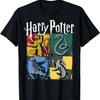 T-shirt con Pannelli Stemmi delle Case di Harry Potter