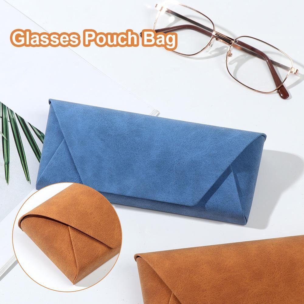 PU Leather Glasses Boxes Holder Stress Resistance Myopia Glasses Case Sunglasses Bag Men Women