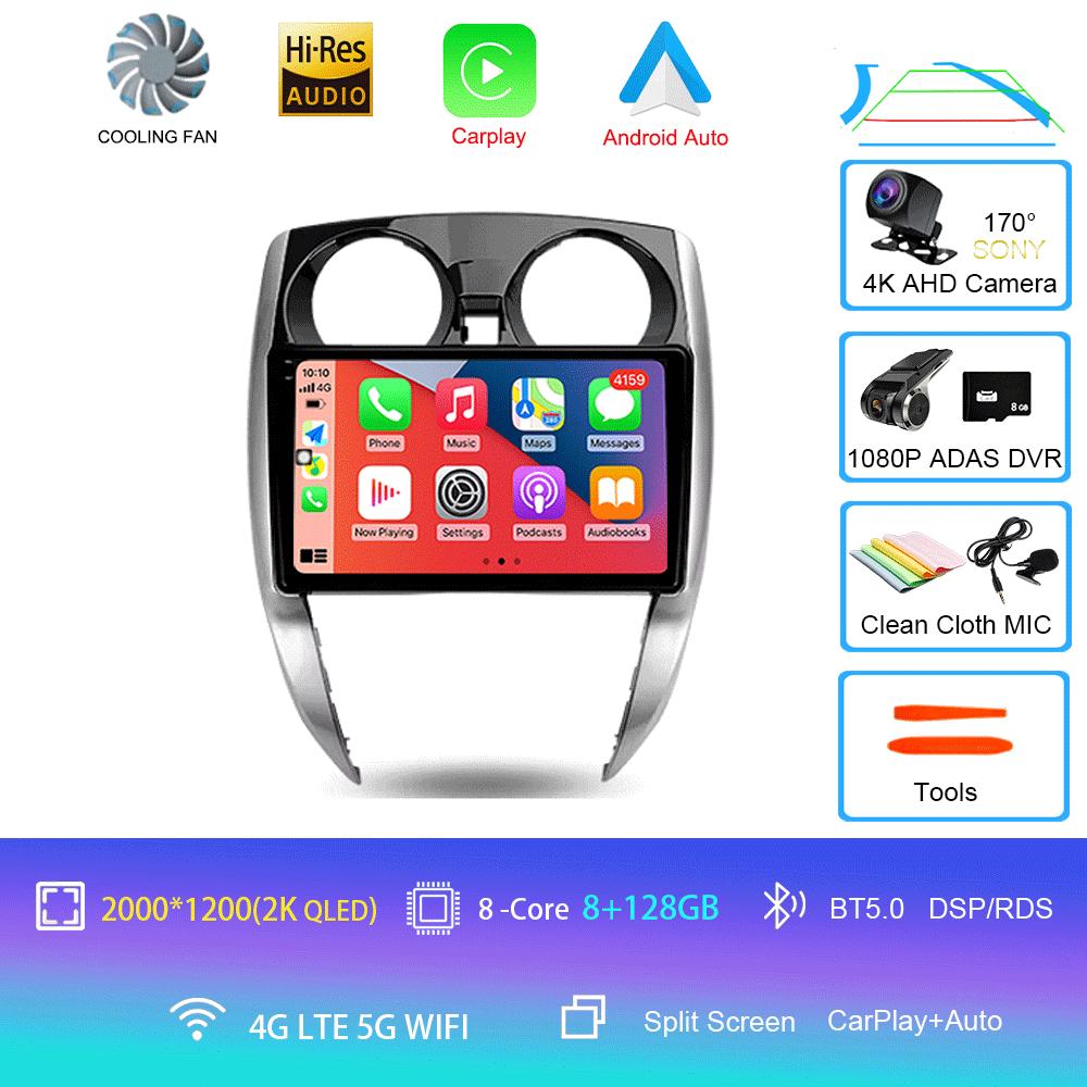 Android 14 Car Radio For Nissan Note 2 E12 2012 - 2021 Multimedia Video Player Navigation Stereo GPS No 2din 2 Din Dvd
