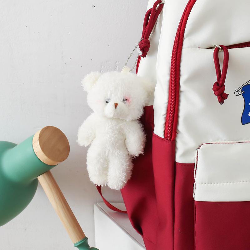 

Многофункциональный школьный рюкзак из четырех частей для девочек, для средней школы, старшей школы, студенческий рюкзак большой вместимости, мультяшный медведь, милый рюкзак.