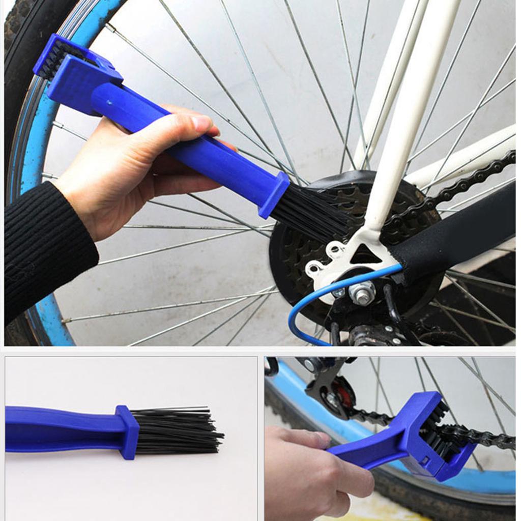Bike Chain Cleaner Kit Mountain Bike Chain Washing Set Chain Brushes Scrubber Repair Washing Tools
