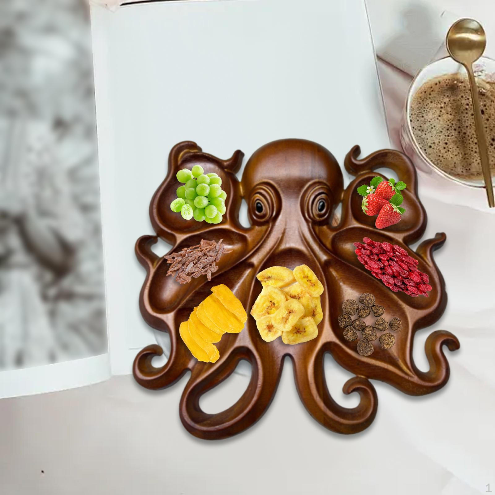 

Доска для закусок, Тематическое деревянное блюдо, для праздничных закусок A