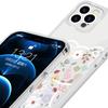 Átlátszó, teljes körű iPhone tok Apple 13 Mini, 11, 12, XS, MAX, 7, 15 készülékekhez Virág, Medve, Nyuszi dizájnnal.