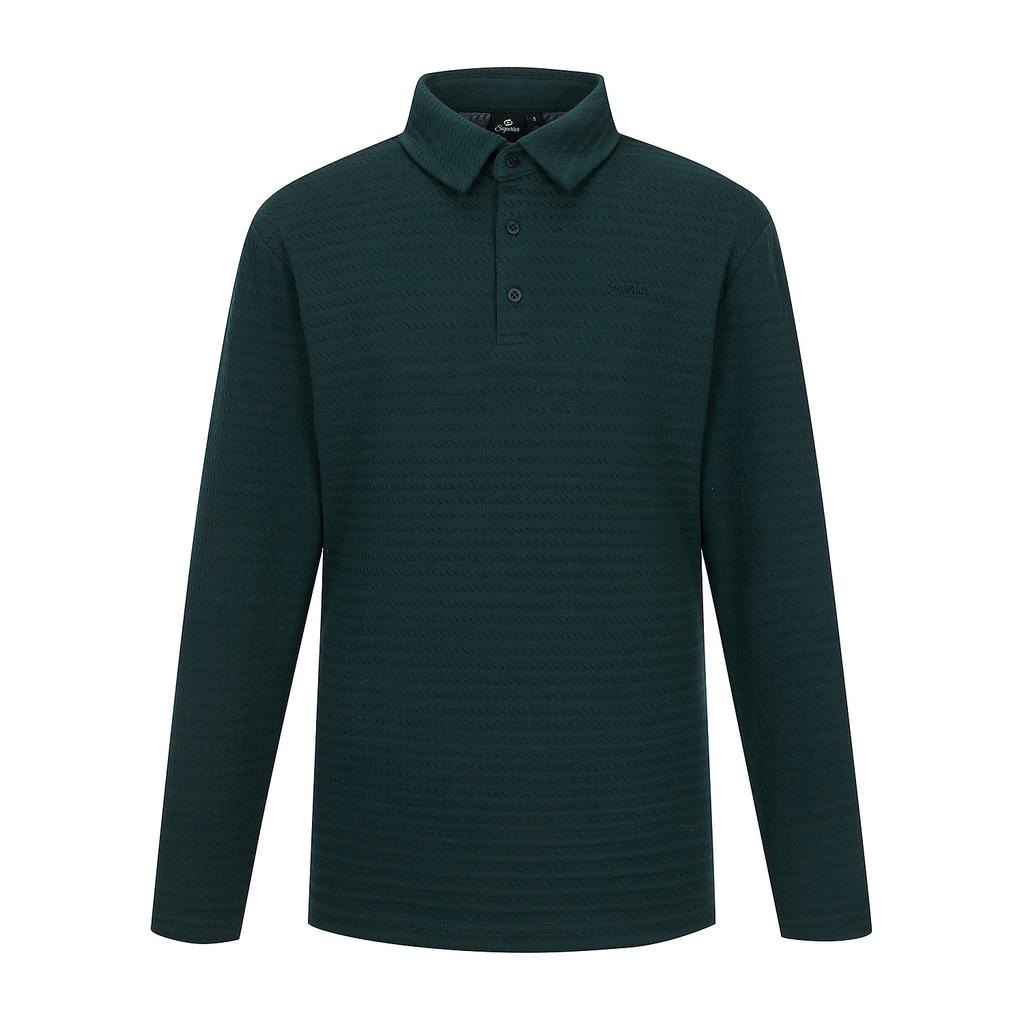 SUPERIOR Men'S Winter Fine Pattern T-Shirt Green (Im0Dks40422)