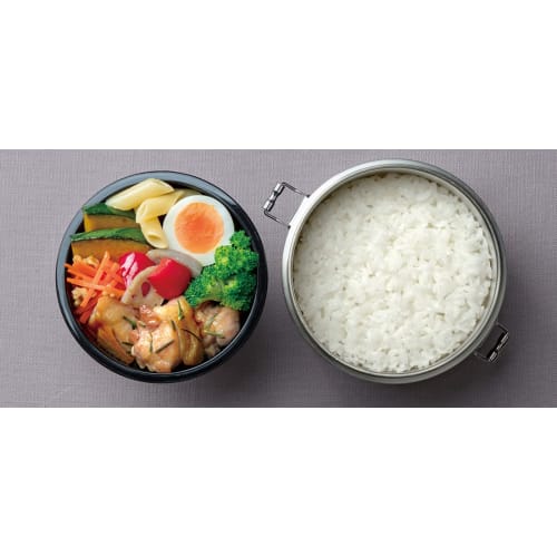 Skater Thermal/Cold Vacuum Stainless Steel Bowl Type Lunch Box DX 820ml Ultra Light Antibacterial Basic STLB3DXAG-A