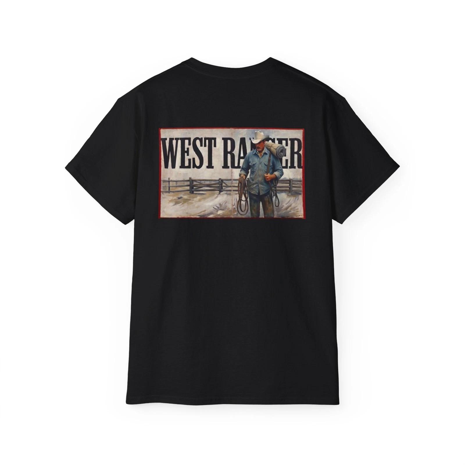 The West Ranger Texas Western Cowboy Rodeo Ranch Tee T-shirt 4XL