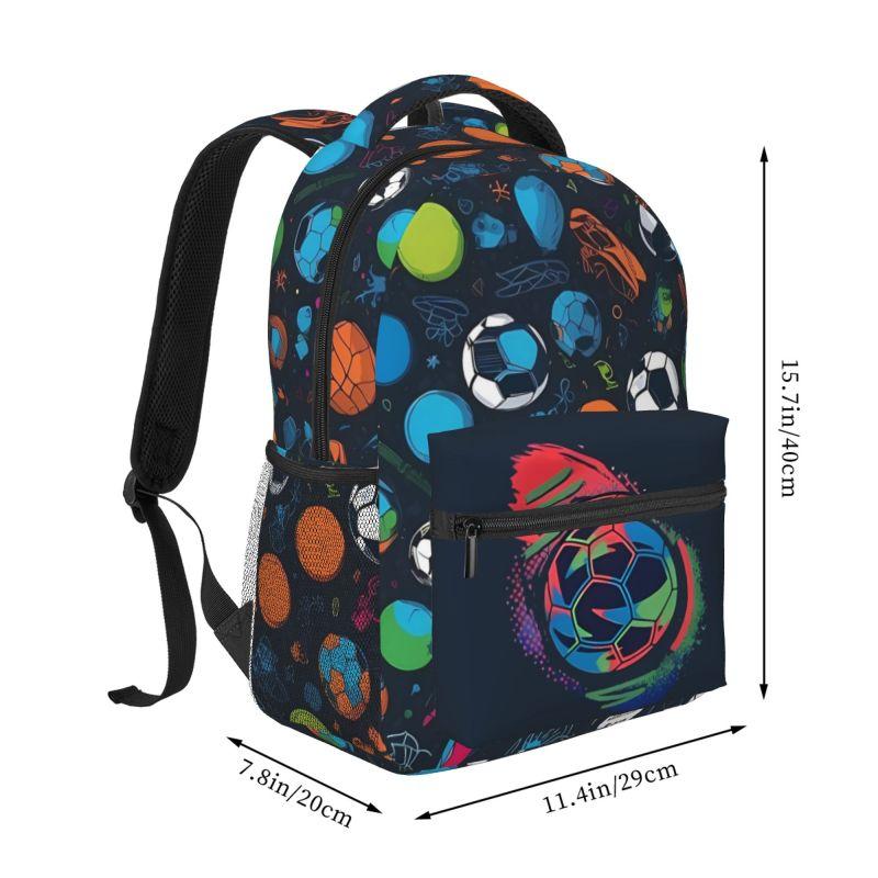 One Eyed Monster Print Single Layer Knapsack Plain Style for Boys/Girls Youth Best Gifts 2D Flat Comic Learner Bags