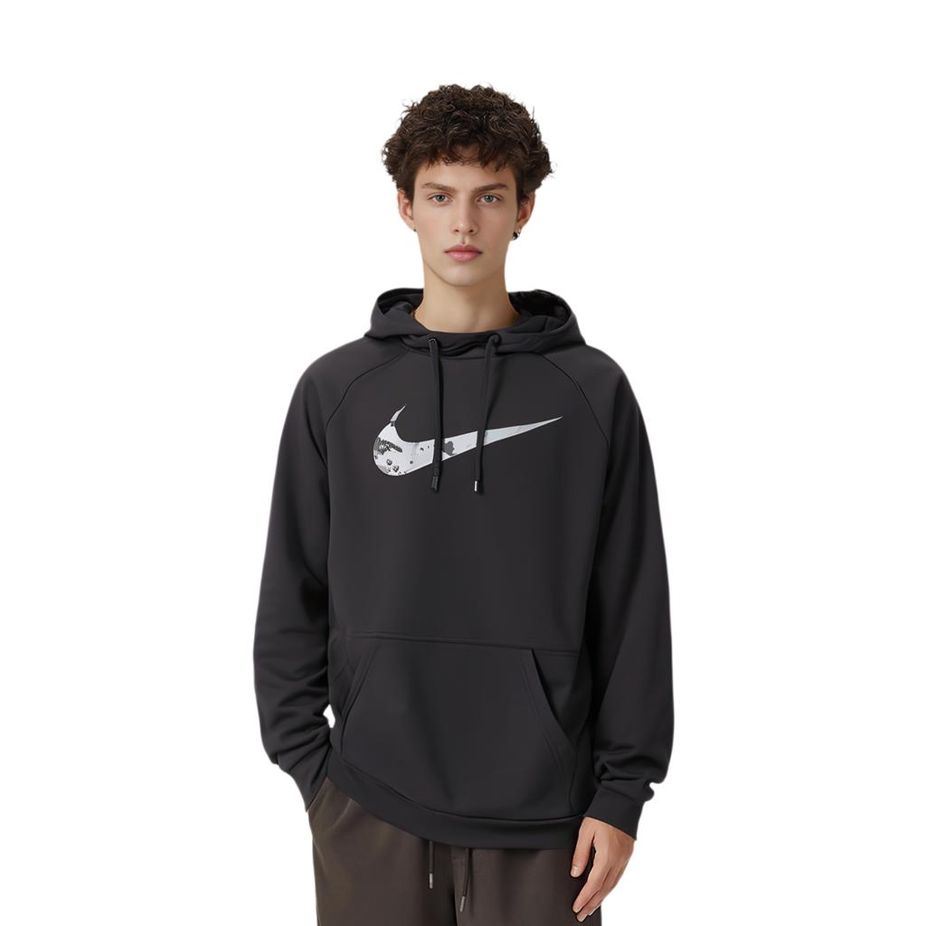 Nike Fleece Quick-Dry Printed Casual Standard Hoodie Men Hoodies Black DJ0294-010
