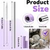 Replacement Straws Compatible With Brümate Era 40 Oz Tumbler, Include 4pcs Tumbler Straw Cover Cap and 4pcs Reble Straw with 1 Cleaning