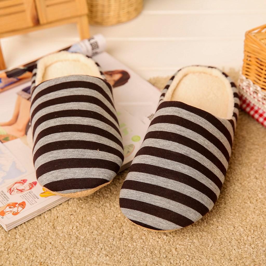 Warme Plüsch-Hausschuhe für Herren, weiche Hausschuhe, rutschfeste Winter-Schlafzimmerschuhe