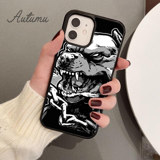 2021 Fierce Dog Phone Case for iPhone 11 12 13 14 Pro Max Mini X XR XS SE 2020 5 6S 7 8 Plus Samsung Galaxy S21 S22 Cover Shell