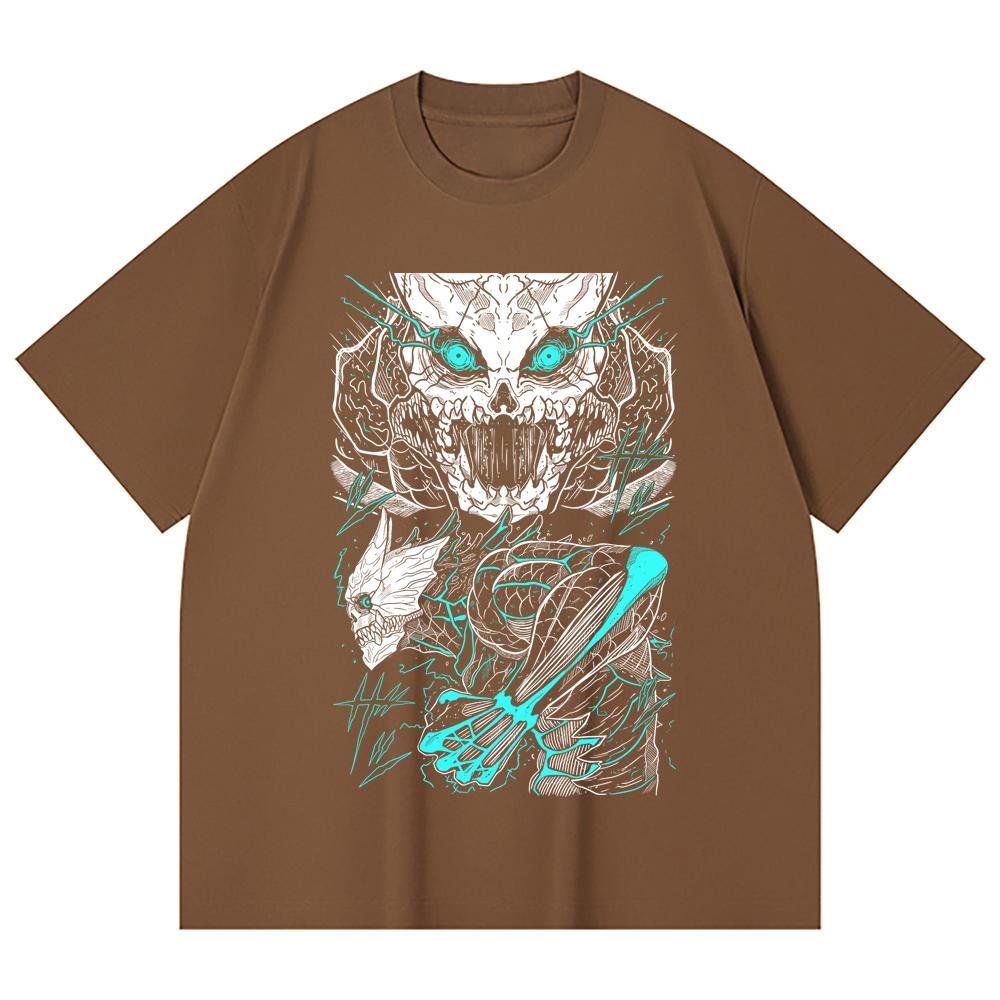 230 Gsm 100% Cotton Kaiju No 8 V2 Print Unisex Heavy Cotton T Shirt